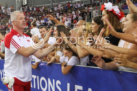  01.06.2018 LODZ <br />SIATKOWKA MEZCZYZN SIATKARSKA LIGA NARODOW MEZCZYZN 2018 <br />FIVB VOLLEYBALL NATIONS LEAGUE 2018 <br />MECZ POLSKA - FRANCJA ( Poland - France ) <br />N/Z VITAL HEYNEN - I TRENER ( HEAD COACH ) KIBICE Z KIBICAMI DOPING <br /> 