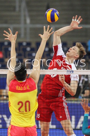 02.06.2018 LODZ <br />SIATKOWKA MEZCZYZN SIATKARSKA LIGA NARODOW MEZCZYZN 2018 <br />FIVB VOLLEYBALL NATIONS LEAGUE 2018 <br />MECZ POLSKA - CHINY ( Poland - China ) <br />N/Z JAKUB KOCHANOWSKI <br /> 