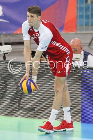  02.06.2018 LODZ <br />SIATKOWKA MEZCZYZN SIATKARSKA LIGA NARODOW MEZCZYZN 2018 <br />FIVB VOLLEYBALL NATIONS LEAGUE 2018 <br />MECZ POLSKA - CHINY ( Poland - China ) <br />N/Z MACIEJ MUZAJ SYLWETKA <br /> 