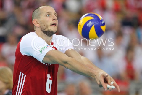  02.06.2018 LODZ <br />SIATKOWKA MEZCZYZN SIATKARSKA LIGA NARODOW MEZCZYZN 2018 <br />FIVB VOLLEYBALL NATIONS LEAGUE 2018 <br />MECZ POLSKA - CHINY ( Poland - China ) <br />N/Z BARTOSZ KUREK SYLWETKA <br /> 