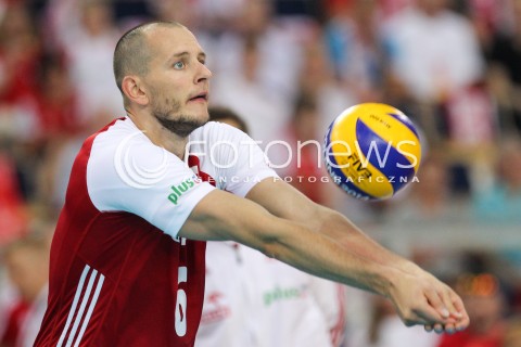  02.06.2018 LODZ <br />SIATKOWKA MEZCZYZN SIATKARSKA LIGA NARODOW MEZCZYZN 2018 <br />FIVB VOLLEYBALL NATIONS LEAGUE 2018 <br />MECZ POLSKA - CHINY ( Poland - China ) <br />N/Z BARTOSZ KUREK SYLWETKA <br /> 