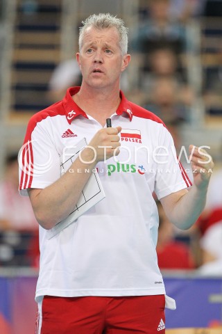  02.06.2018 LODZ <br />SIATKOWKA MEZCZYZN SIATKARSKA LIGA NARODOW MEZCZYZN 2018 <br />FIVB VOLLEYBALL NATIONS LEAGUE 2018 <br />MECZ POLSKA - CHINY ( Poland - China ) <br />N/Z VITAL HEYNEN - I TRENER ( HEAD COACH ) SYLWETKA <br /> 