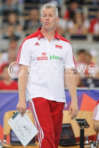  02.06.2018 LODZ <br />SIATKOWKA MEZCZYZN SIATKARSKA LIGA NARODOW MEZCZYZN 2018 <br />FIVB VOLLEYBALL NATIONS LEAGUE 2018 <br />MECZ POLSKA - CHINY ( Poland - China ) <br />N/Z VITAL HEYNEN - I TRENER ( HEAD COACH ) SYLWETKA <br /> 