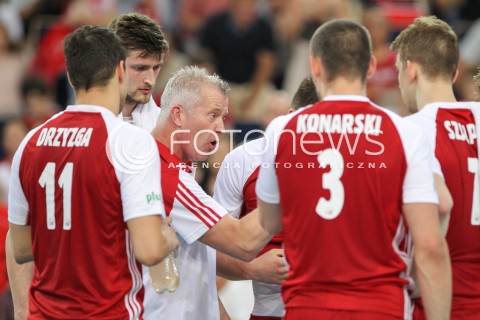  02.06.2018 LODZ <br />SIATKOWKA MEZCZYZN SIATKARSKA LIGA NARODOW MEZCZYZN 2018 <br />FIVB VOLLEYBALL NATIONS LEAGUE 2018 <br />MECZ POLSKA - CHINY ( Poland - China ) <br />N/Z VITAL HEYNEN - I TRENER ( HEAD COACH ) <br /> 