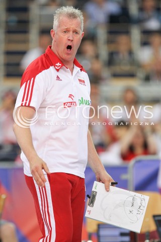  02.06.2018 LODZ <br />SIATKOWKA MEZCZYZN SIATKARSKA LIGA NARODOW MEZCZYZN 2018 <br />FIVB VOLLEYBALL NATIONS LEAGUE 2018 <br />MECZ POLSKA - CHINY ( Poland - China ) <br />N/Z VITAL HEYNEN - I TRENER ( HEAD COACH ) ZLOSC EMOCJE SYLWETKA <br /> 