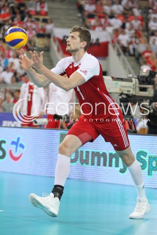  02.06.2018 LODZ <br />SIATKOWKA MEZCZYZN SIATKARSKA LIGA NARODOW MEZCZYZN 2018 <br />FIVB VOLLEYBALL NATIONS LEAGUE 2018 <br />MECZ POLSKA - CHINY ( Poland - China ) <br />N/Z PIOTR NOWAKOWSKI SYLWETKA <br /> 