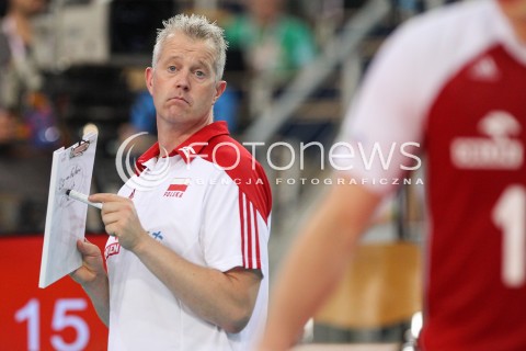  02.06.2018 LODZ <br />SIATKOWKA MEZCZYZN SIATKARSKA LIGA NARODOW MEZCZYZN 2018 <br />FIVB VOLLEYBALL NATIONS LEAGUE 2018 <br />MECZ POLSKA - CHINY ( Poland - China ) <br />N/Z VITAL HEYNEN - I TRENER ( HEAD COACH ) SYLWETKA <br /> 