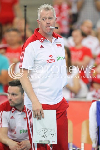  02.06.2018 LODZ <br />SIATKOWKA MEZCZYZN SIATKARSKA LIGA NARODOW MEZCZYZN 2018 <br />FIVB VOLLEYBALL NATIONS LEAGUE 2018 <br />MECZ POLSKA - CHINY ( Poland - China ) <br />N/Z VITAL HEYNEN - I TRENER ( HEAD COACH ) SYLWETKA <br /> 