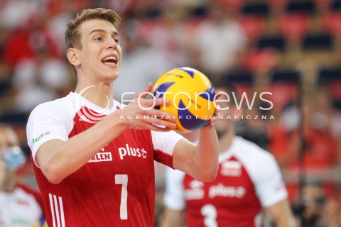  02.06.2018 LODZ <br />SIATKOWKA MEZCZYZN SIATKARSKA LIGA NARODOW MEZCZYZN 2018 <br />FIVB VOLLEYBALL NATIONS LEAGUE 2018 <br />MECZ POLSKA - CHINY ( Poland - China ) <br />N/Z ARTUR SZALPUK SYLWETKA <br /> 