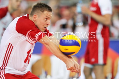  02.06.2018 LODZ <br />SIATKOWKA MEZCZYZN SIATKARSKA LIGA NARODOW MEZCZYZN 2018 <br />FIVB VOLLEYBALL NATIONS LEAGUE 2018 <br />MECZ POLSKA - CHINY ( Poland - China ) <br />N/Z MICHAL ZUREK SYLWETKA <br /> 