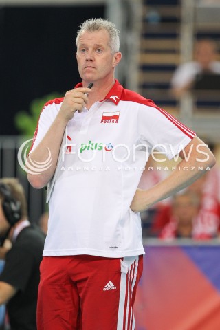  02.06.2018 LODZ <br />SIATKOWKA MEZCZYZN SIATKARSKA LIGA NARODOW MEZCZYZN 2018 <br />FIVB VOLLEYBALL NATIONS LEAGUE 2018 <br />MECZ POLSKA - CHINY ( Poland - China ) <br />N/Z VITAL HEYNEN - I TRENER ( HEAD COACH ) SYLWETKA <br /> 