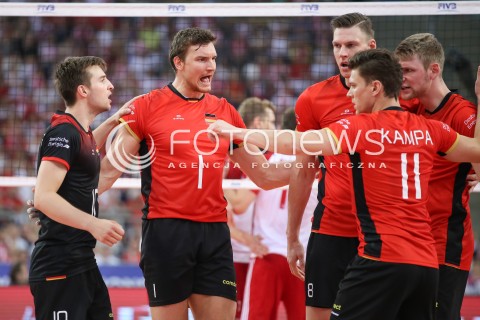  03.06.2018 LODZ <br />
SIATKOWKA MEZCZYZN SIATKARSKA LIGA NARODOW MEZCZYZN 2018 <br />
FIVB VOLLEYBALL NATIONS LEAGUE 2018 <br />
MECZ POLSKA - NIEMCY ( Poland - Germany ) <br />
N/Z CHRISTIAN FROMM RADOSC EMOCJE<br />
 