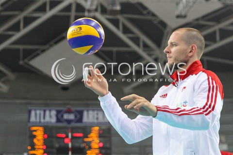  03.06.2018 LODZ <br />
SIATKOWKA MEZCZYZN SIATKARSKA LIGA NARODOW MEZCZYZN 2018 <br />
FIVB VOLLEYBALL NATIONS LEAGUE 2018 <br />
MECZ POLSKA - NIEMCY ( Poland - Germany ) <br />
N/Z BARTOSZ KUREK SYLWETKA <br />
 