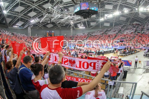  03.06.2018 LODZ <br />SIATKOWKA MEZCZYZN SIATKARSKA LIGA NARODOW MEZCZYZN 2018 <br />FIVB VOLLEYBALL NATIONS LEAGUE 2018 <br />MECZ POLSKA - NIEMCY ( Poland - Germany ) <br />N/Z ATLAS ARENA KIBICE WIDOK VIEW TRYBUNY KARTONIADA DOPING EMOCJE<br /> 