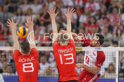  03.06.2018 LODZ <br />SIATKOWKA MEZCZYZN SIATKARSKA LIGA NARODOW MEZCZYZN 2018 <br />FIVB VOLLEYBALL NATIONS LEAGUE 2018 <br />MECZ POLSKA - NIEMCY ( Poland - Germany ) <br />N/Z MICHAL KUBIAK <br /> 