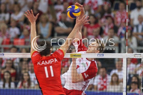  03.06.2018 LODZ <br />SIATKOWKA MEZCZYZN SIATKARSKA LIGA NARODOW MEZCZYZN 2018 <br />FIVB VOLLEYBALL NATIONS LEAGUE 2018 <br />MECZ POLSKA - NIEMCY ( Poland - Germany ) <br />N/Z ARTUR SZALPUK <br /> 