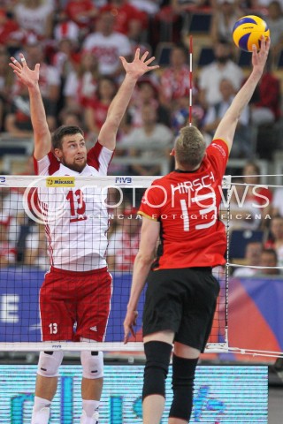  03.06.2018 LODZ <br />SIATKOWKA MEZCZYZN SIATKARSKA LIGA NARODOW MEZCZYZN 2018 <br />FIVB VOLLEYBALL NATIONS LEAGUE 2018 <br />MECZ POLSKA - NIEMCY ( Poland - Germany ) <br />N/Z MICHAL KUBIAK <br /> 