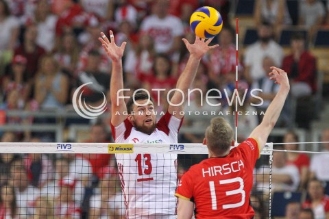  03.06.2018 LODZ <br />SIATKOWKA MEZCZYZN SIATKARSKA LIGA NARODOW MEZCZYZN 2018 <br />FIVB VOLLEYBALL NATIONS LEAGUE 2018 <br />MECZ POLSKA - NIEMCY ( Poland - Germany ) <br />N/Z MICHAL KUBIAK <br /> 
