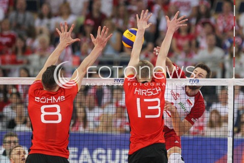  03.06.2018 LODZ <br />SIATKOWKA MEZCZYZN SIATKARSKA LIGA NARODOW MEZCZYZN 2018 <br />FIVB VOLLEYBALL NATIONS LEAGUE 2018 <br />MECZ POLSKA - NIEMCY ( Poland - Germany ) <br />N/Z MICHAL KUBIAK <br /> 