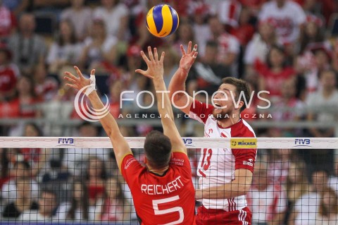  03.06.2018 LODZ <br />SIATKOWKA MEZCZYZN SIATKARSKA LIGA NARODOW MEZCZYZN 2018 <br />FIVB VOLLEYBALL NATIONS LEAGUE 2018 <br />MECZ POLSKA - NIEMCY ( Poland - Germany ) <br />N/Z MICHAL KUBIAK <br /> 