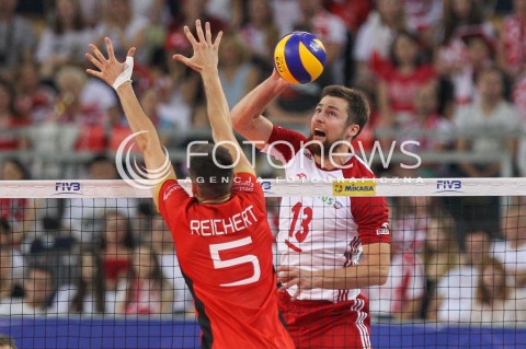  03.06.2018 LODZ <br />SIATKOWKA MEZCZYZN SIATKARSKA LIGA NARODOW MEZCZYZN 2018 <br />FIVB VOLLEYBALL NATIONS LEAGUE 2018 <br />MECZ POLSKA - NIEMCY ( Poland - Germany ) <br />N/Z MICHAL KUBIAK <br /> 