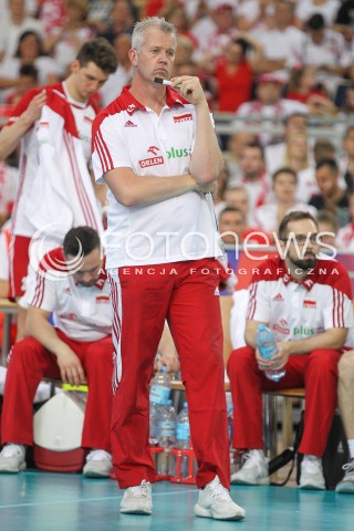  03.06.2018 LODZ <br />
SIATKOWKA MEZCZYZN SIATKARSKA LIGA NARODOW MEZCZYZN 2018 <br />
FIVB VOLLEYBALL NATIONS LEAGUE 2018 <br />
MECZ POLSKA - NIEMCY ( Poland - Germany ) <br />
N/Z VITAL HEYNEN - I TRENER ( HEAD COACH ) SYLWETKA <br />
 