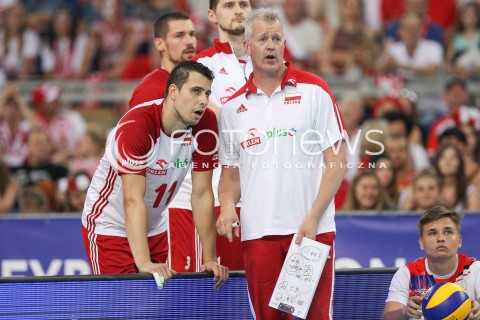  03.06.2018 LODZ <br />
SIATKOWKA MEZCZYZN SIATKARSKA LIGA NARODOW MEZCZYZN 2018 <br />
FIVB VOLLEYBALL NATIONS LEAGUE 2018 <br />
MECZ POLSKA - NIEMCY ( Poland - Germany ) <br />
N/Z VITAL HEYNEN - I TRENER ( HEAD COACH ) FABIAN DRZYZGA <br />
 