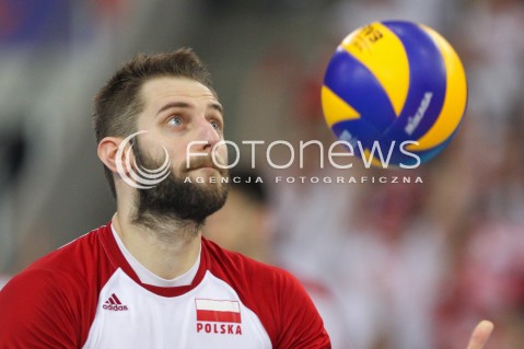  03.06.2018 LODZ <br />SIATKOWKA MEZCZYZN SIATKARSKA LIGA NARODOW MEZCZYZN 2018 <br />FIVB VOLLEYBALL NATIONS LEAGUE 2018 <br />MECZ POLSKA - NIEMCY ( Poland - Germany ) <br />N/Z GRZEGORZ LOMACZ SYLWETKA <br /> 