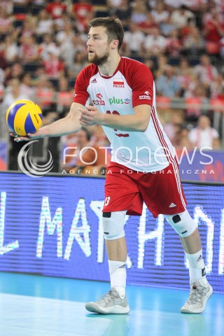  03.06.2018 LODZ <br />SIATKOWKA MEZCZYZN SIATKARSKA LIGA NARODOW MEZCZYZN 2018 <br />FIVB VOLLEYBALL NATIONS LEAGUE 2018 <br />MECZ POLSKA - NIEMCY ( Poland - Germany ) <br />N/Z MICHAL KUBIAK SYLWETKA <br /> 
