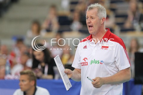  03.06.2018 LODZ <br />SIATKOWKA MEZCZYZN SIATKARSKA LIGA NARODOW MEZCZYZN 2018 <br />FIVB VOLLEYBALL NATIONS LEAGUE 2018 <br />MECZ POLSKA - NIEMCY ( Poland - Germany ) <br />N/Z VITAL HEYNEN - I TRENER ( HEAD COACH ) SYLWETKA <br /> 