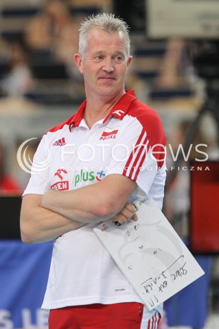  03.06.2018 LODZ <br />SIATKOWKA MEZCZYZN SIATKARSKA LIGA NARODOW MEZCZYZN 2018 <br />FIVB VOLLEYBALL NATIONS LEAGUE 2018 <br />MECZ POLSKA - NIEMCY ( Poland - Germany ) <br />N/Z VITAL HEYNEN - I TRENER ( HEAD COACH ) RADOSC EMOCJE SYLWETKA <br /> 