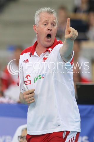  03.06.2018 LODZ <br />SIATKOWKA MEZCZYZN SIATKARSKA LIGA NARODOW MEZCZYZN 2018 <br />FIVB VOLLEYBALL NATIONS LEAGUE 2018 <br />MECZ POLSKA - NIEMCY ( Poland - Germany ) <br />N/Z VITAL HEYNEN - I TRENER ( HEAD COACH ) SYLWETKA ZLOSC EMOCJE <br /> 