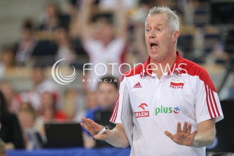  03.06.2018 LODZ <br />SIATKOWKA MEZCZYZN SIATKARSKA LIGA NARODOW MEZCZYZN 2018 <br />FIVB VOLLEYBALL NATIONS LEAGUE 2018 <br />MECZ POLSKA - NIEMCY ( Poland - Germany ) <br />N/Z VITAL HEYNEN - I TRENER ( HEAD COACH ) SYLWETKA <br /> 