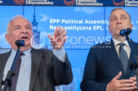  04.06.2018 WARSZAWA<br />KONFERENCJA PO W WARSZAWIE<br />N/Z JOSEPH DAUL GRZEGORZ SCHETYNA<br /> 