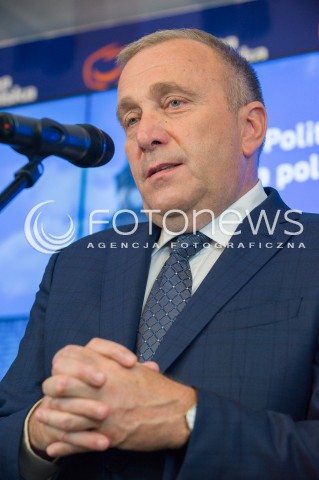  04.06.2018 WARSZAWA<br />KONFERENCJA PO W WARSZAWIE<br />N/Z GRZEGORZ SCHETYNA<br /> 