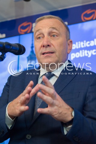  04.06.2018 WARSZAWA<br />KONFERENCJA PO W WARSZAWIE<br />N/Z GRZEGORZ SCHETYNA<br /> 