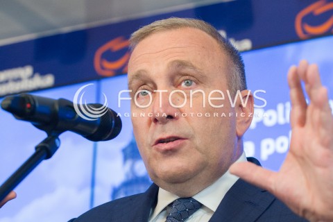  04.06.2018 WARSZAWA<br />KONFERENCJA PO W WARSZAWIE<br />N/Z GRZEGORZ SCHETYNA<br /> 