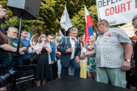  04.06.2018 WARSZAWA<br />TOAST ZA WOLNOSC POD NIESPODZIANKA<br />N/Z BRONISLAW KOMOROWSKI<br /> 