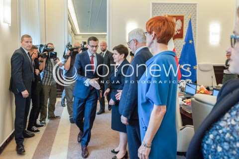  05.06.2018 WARSZAWA<br />POSIEDZENIE RADY MINISTROW<br />N/Z MATEUSZ MORAWIECKI BEATA SZYDLO ELZBIETA RAFALSKA JACEK CZAPUTOWICZ<br /> 