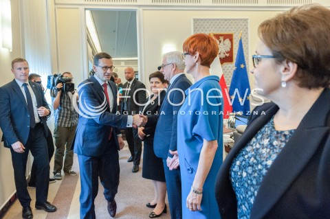  05.06.2018 WARSZAWA<br />POSIEDZENIE RADY MINISTROW<br />N/Z MATEUSZ MORAWIECKI BEATA SZYDLO ELZBIETA RAFALSKA JACEK CZAPUTOWICZ ANNA ZALEWSKA<br /> 