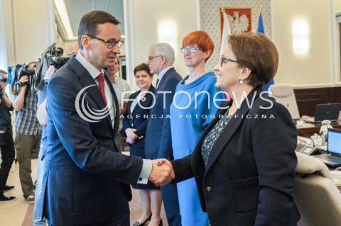  05.06.2018 WARSZAWA<br />POSIEDZENIE RADY MINISTROW<br />N/Z MATEUSZ MORAWIECKI BEATA SZYDLO ELZBIETA RAFALSKA JACEK CZAPUTOWICZ ANNA ZALEWSKA<br /> 