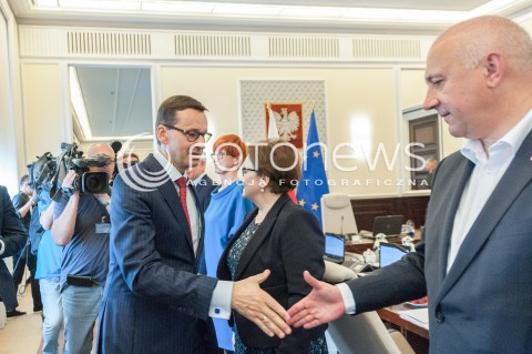  05.06.2018 WARSZAWA<br />POSIEDZENIE RADY MINISTROW<br />N/Z MATEUSZ MORAWIECKI JOACHIM BRUDZINSKI<br /> 