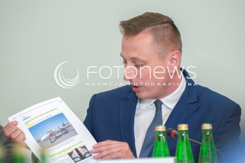  05.06.2018 WARSZAWA<br />POSIEDZENIE KOMISJI DS AMBER GOLD<br />N/Z KRZYSZTOF BREJZA<br /> 