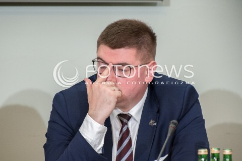  05.06.2018 WARSZAWA<br />POSIEDZENIE KOMISJI DS AMBER GOLD<br />N/Z TOMASZ RZYMKOWSKI<br /> 