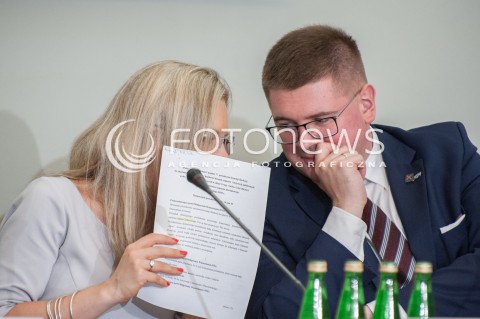  05.06.2018 WARSZAWA<br />POSIEDZENIE KOMISJI DS AMBER GOLD<br />N/Z MALGORZATA WASSERMANN TOMASZ RZYMKOWSKI<br /> 