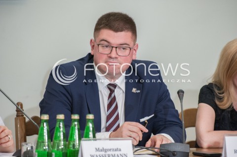  05.06.2018 WARSZAWA<br />POSIEDZENIE KOMISJI DS AMBER GOLD<br />N/Z TOMASZ RZYMKOWSKI<br /> 