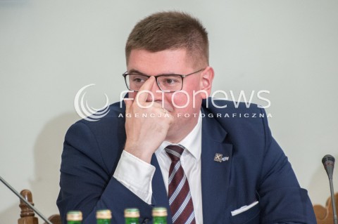  05.06.2018 WARSZAWA<br />POSIEDZENIE KOMISJI DS AMBER GOLD<br />N/Z TOMASZ RZYMKOWSKI<br /> 