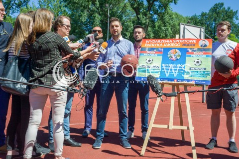  06.06.2018 WARSZAWA<br />KONFERENCJA WYDARZENIA SPORTOWE PATRYKA JAKIEGO<br />N/Z PATRYK JAKI<br /> 
