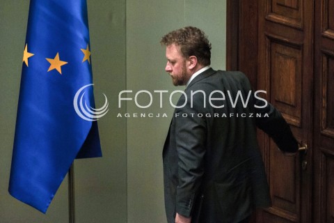  06.06.2018 WARSZAWA<br />POSIEDZENIE SEJMU<br />DEBATA I GLOSOWANIE NAD WNIOSKIEM O WOTUM NIEUFNOSCI DLA MINISTER RODZINY ELZBIETY RAFALSKIEJ I WICEPREMIER BEATY SZYDLO<br />N/Z LUKASZ SZUMOWSKI<br /> 