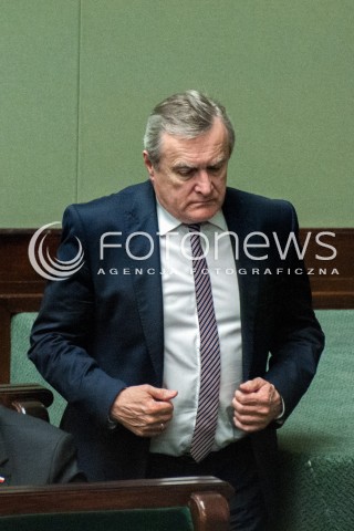  06.06.2018 WARSZAWA<br />POSIEDZENIE SEJMU<br />DEBATA I GLOSOWANIE NAD WNIOSKIEM O WOTUM NIEUFNOSCI DLA MINISTER RODZINY ELZBIETY RAFALSKIEJ I WICEPREMIER BEATY SZYDLO<br />N/Z PIOTR GLINSKI<br /> 